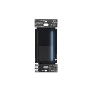 (RadioRa3) Atenuador táctil Sunnata Dimmer PRO color negro satin, requiere cable neutro / soporta 250W LED