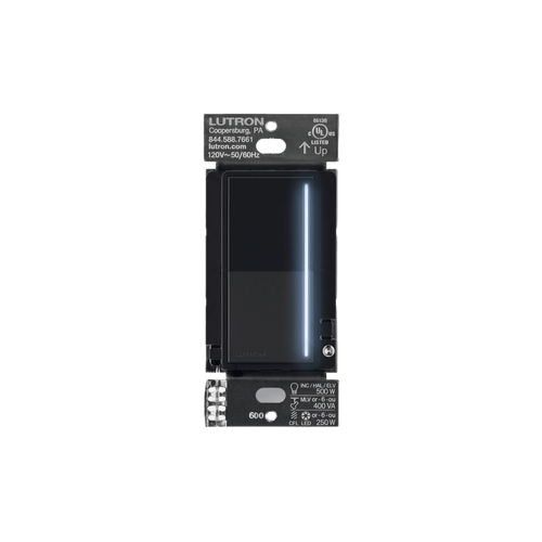 (RadioRa3) Atenuador táctil Sunnata Dimmer PRO color negro satin, requiere cable neutro / soporta 250W LED