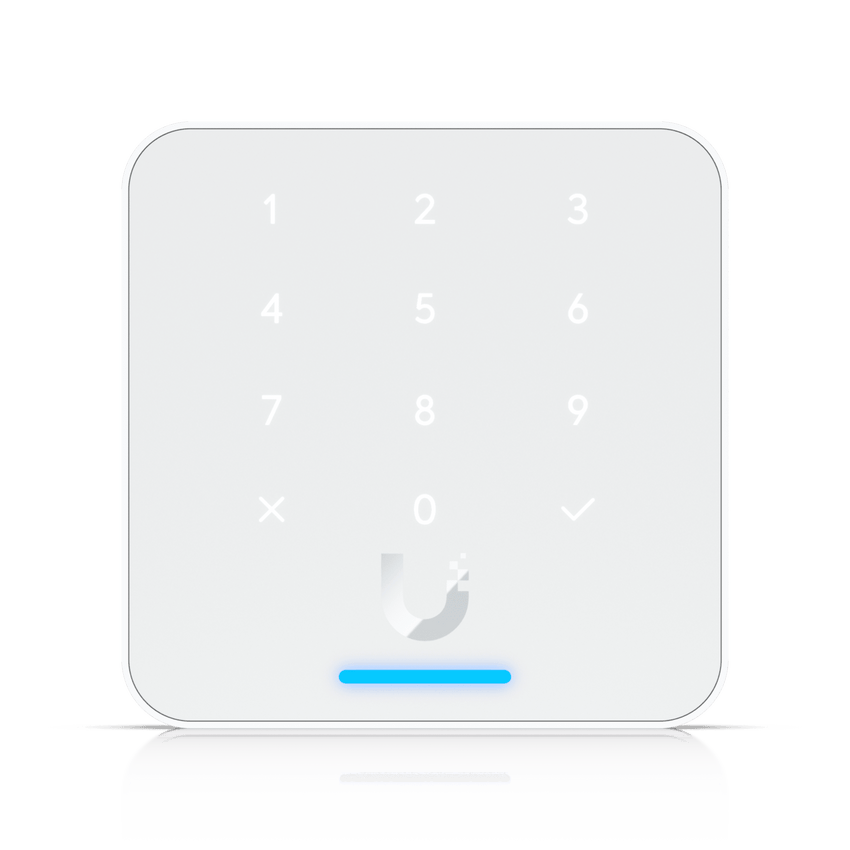 Lector de Acceso G3 Flex con Teclado y NFC, Compatible con App UniFi Identity y Touch Pass, Uso con Guantes o Humedad, Resistencia IP55 y Alimentación PoE