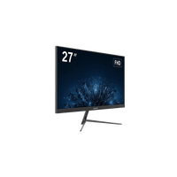 Monitor LED Full HD (1080p) de 27" / Bocinas Integradas / 100 Hz / Ideal para CCTV, Oficina y Hogar / Entrada HDMI-VGA / VESA (100 X 100) / Uso 24/7 / IPS / Ultra Delgado