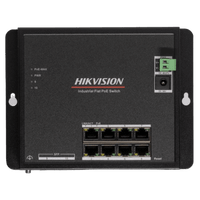 Switch Industrial / Administrable Gigabit / 8 Puertos Gigabit PoE+ (30 W) / 2 Puertos SFP / 240 W Total / 48 a 57 VCD / Ideal para Proyectos / 300 Metros de Distancia