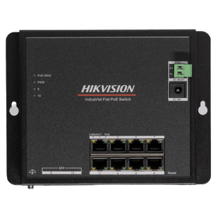 Switch Industrial / Administrable Gigabit / 8 Puertos Gigabit PoE+ (30 W) / 2 Puertos SFP / 240 W Total / 48 a 57 VCD / Ideal para Proyectos / 300 Metros de Distancia