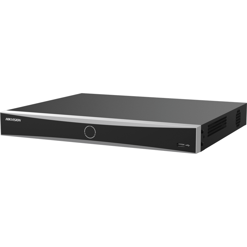 [Acusearch] NVR 12 Megapixel (4K) / 16 canales IP / AcuSense (Evita Falsas Alarmas) / Reconocimiento Facial / 1 Bahía de Disco Duro  / HDMI en 4K / Sin Puertos PoE+