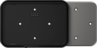 Adaptador de Montaje SUNMI CPad / Compatibilidad VESA y Caja 86mm / Conectividad USB Alimentación y Datos / Fijación Segura con Cerradura / Botón Liberación Rápida