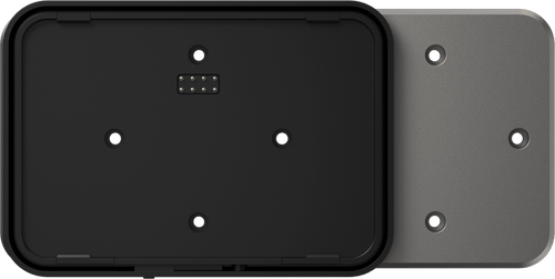 Adaptador de Montaje SUNMI CPad / Compatibilidad VESA y Caja 86mm / Conectividad USB Alimentación y Datos / Fijación Segura con Cerradura / Botón Liberación Rápida
