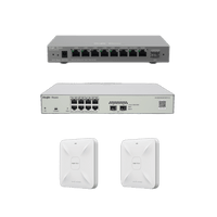 Solución Completa de Red para hasta 200 Clientes y hasta 4 servicios de Internet., Ideal para Iniciar un Proyecto de Hotelería u Oficina