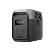 Estación de Energía Portátil Delta 3 1536Wh Litio LFP / 6 AC 1800 W (Max. 3600W) / 2 USB-C 100W / Capacidad para Aumentar Respaldo / Cargador de Coche 10A a 12.6V / Conectividad WiFi y Bluetooth (App) / Carga Solar 500W Max.