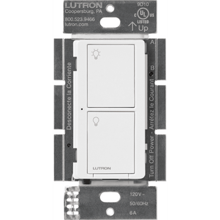 (Caseta Wireless) Interruptor Inteligente On/Off, requiere cable neutro. 6A, /120V