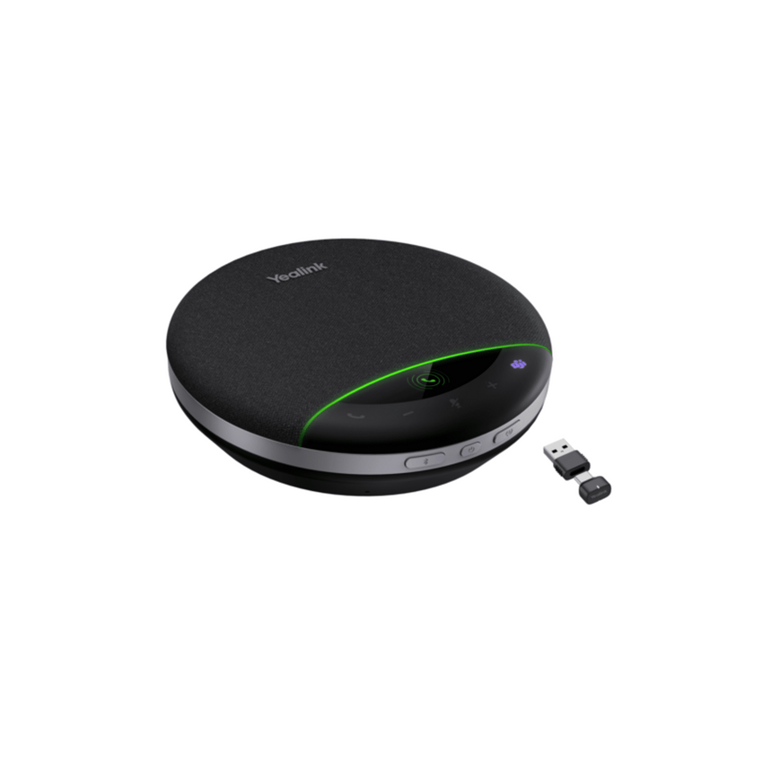 Altavoz de Conferencia SP96 de Yealink con Micrófonos 360° y Cancelación de Ruido Inteligente