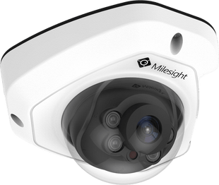 Cámara IP Mini Domo / 4K UHD / 120dB WDR / 0.005Lux Starlight / H.265+ / IR 30mts / PoE / IP67 / IK10 / Análisis de Video AI