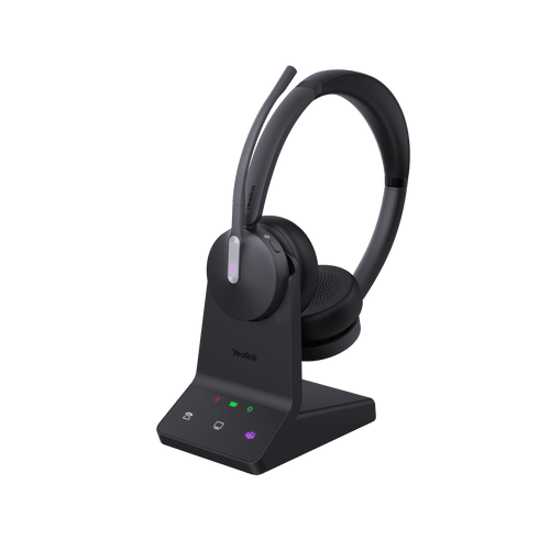 Diadema Inalámbrica WH64 Dual Teams con Micrófono Dual y Acoustic Shield 2.0 para Llamadas Claras en Entornos Ruidosos