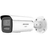 [Dual Light + ColorVu 3.0 + HikAI] Bala IP 4 Megapixel / Lente 4 mm / 60 mts IR + Luz Blanca / Exterior IP67 / Estrobo Azul y Rojo / WDR 130 dB / ACUSENSE 3.0 / Metal / NEMA 4X / ACUSEEK