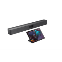 Barra de Videoconferencia Yealink A50 con IA y Consola Táctil CTP25, Todo en Uno para Salas Medianas y Grandes con Seguimiento Automático del Hablante
