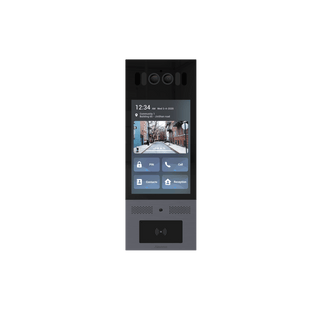 Frente de Calle Antivandálico IK10 / Incluye montaje / Administración 100% en la Nube / Notificación a APP / Llamada Telefónica / ANDROID / SIP / ONVIF /Reconocimiento Facial / QR y PIN para Visitas / IP66 / Bluetooth / NFC