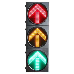 Semáforo de Tráfico Vertical / LED de Cuatro Elementos / Luces Rojas, Amarillas y Verdes / Carcasa PC y ABS / Acabado Mate / Protección IP53 / Transformador AC 24 V / Peso 20 kg