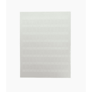 Hojas con 1000 Etiquetas Poliofina para Impresora Láser/Inyección de Tinta, Ancho 96.3 mm (3.79 pulgadas) x Alto 7.6 mm (0.3 pulgadas), Color Blanco