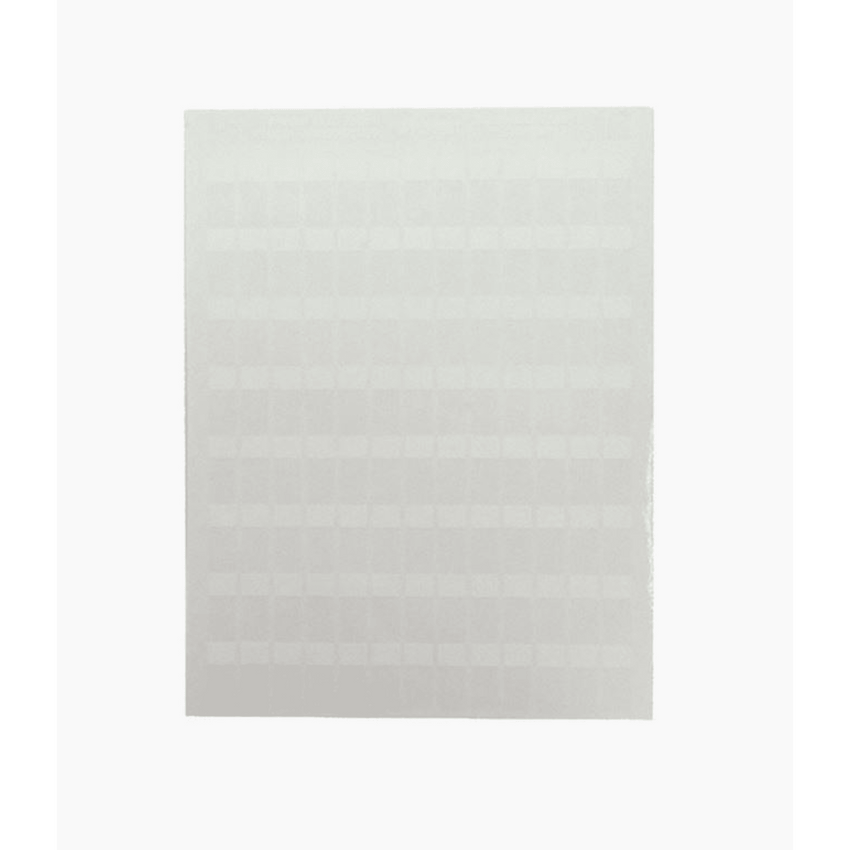 Hojas con 1000 Etiquetas Poliofina para Impresora Láser/Inyección de Tinta, Ancho 96.3 mm (3.79 pulgadas) x Alto 7.6 mm (0.3 pulgadas), Color Blanco