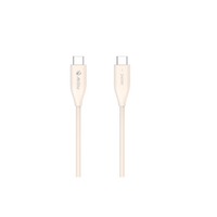 Cable de Carga USB-C a C / 1.5 Metros (4.92 Pies) / Tecnolog�a GaN (Nitruro de Galio) / Fast-Charging / Potencia 60W / Velocidad Transferencia 480 Mbps / Material Silicona No T�xica / Conector Aluminio Anodizado