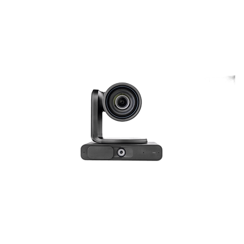Cámara PTZ 4K Dual | Microsoft Teams Certified | 12x Zoom Óptico + Lente Panorámico 119° | Triple Micrófono Array | AI Auto-Framing | Speaker Tracking | Smart Gallery | PoE+ | USB 3.0