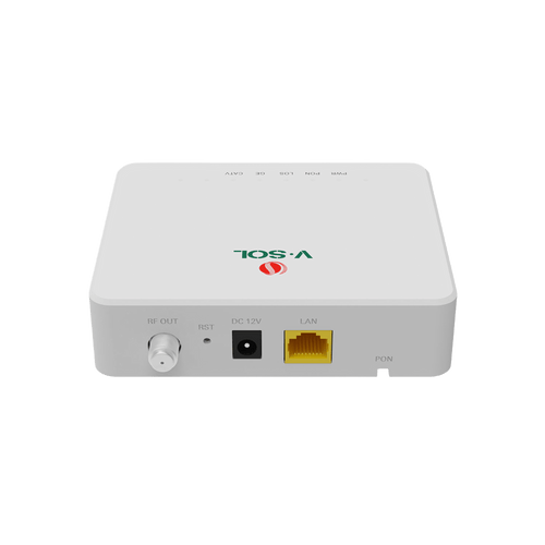 ONU Bridge Dual GPON/EPON con 1 Puerto SC/APC + 1 puerto LAN Gigabit + 1 puerto CATV