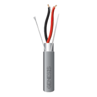 Carrete de 152 Metros (500 Pies) / Cable 2 x 18 AWG / Color Gris / Blindado / Riser / Aplicaciones de Audio Control de Acceso y Automatizaci�n