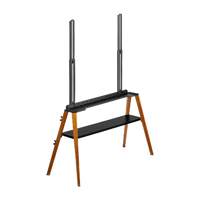 Soporte de TV Easel Studio TV Floor Stand | Compatible VESA 200x200 a 600x400 | Para Pantallas de hasta 75 Pulgadas | Capacidad de Peso 40 kg | Altura Ajustable 905-2590 mm | Incluye Cable Anti-Caída