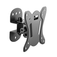 Montaje  Compacto de Pared para Monitores de 13 a 27" | Soporta hasta 25 Kg| Compatible con  Vesa 75 x 75 / 100 x 100 | Fabricado en  Acero