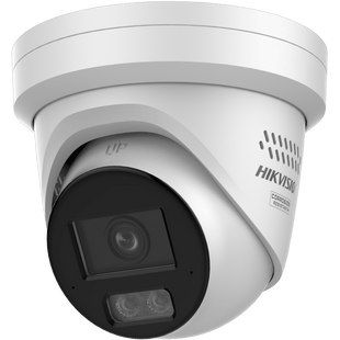 [Dual Light + 2 Micrófonos Integrados] Turret IP 8 Megapixel (4K) / Lente 2.8 mm / 30 mts Luz Blanca + 30 mts IR / ACUSENSE / Exterior IP67 / WDR 120 dB / PoE / ONVIF / Micro SD / Metal / ACUSEEK