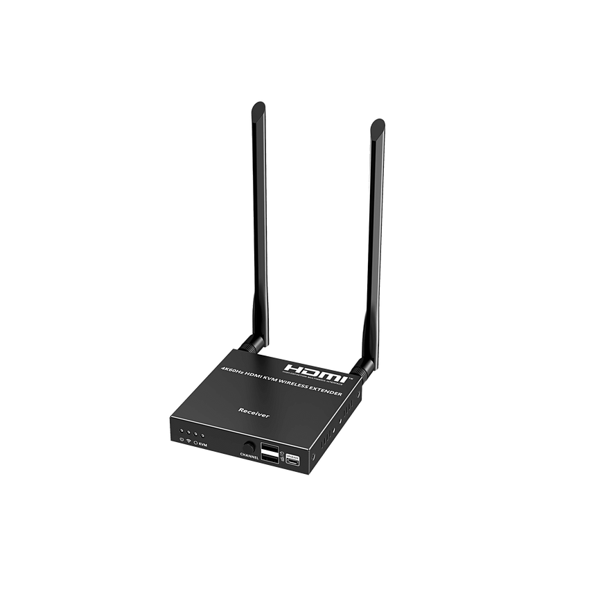 Extensor Inalámbrico | 4K@60Hz | Transmisión hasta 50m | Solo Rx | Transferencia IR | Emparejamiento SSID | Compatible TT699KVMV2.0