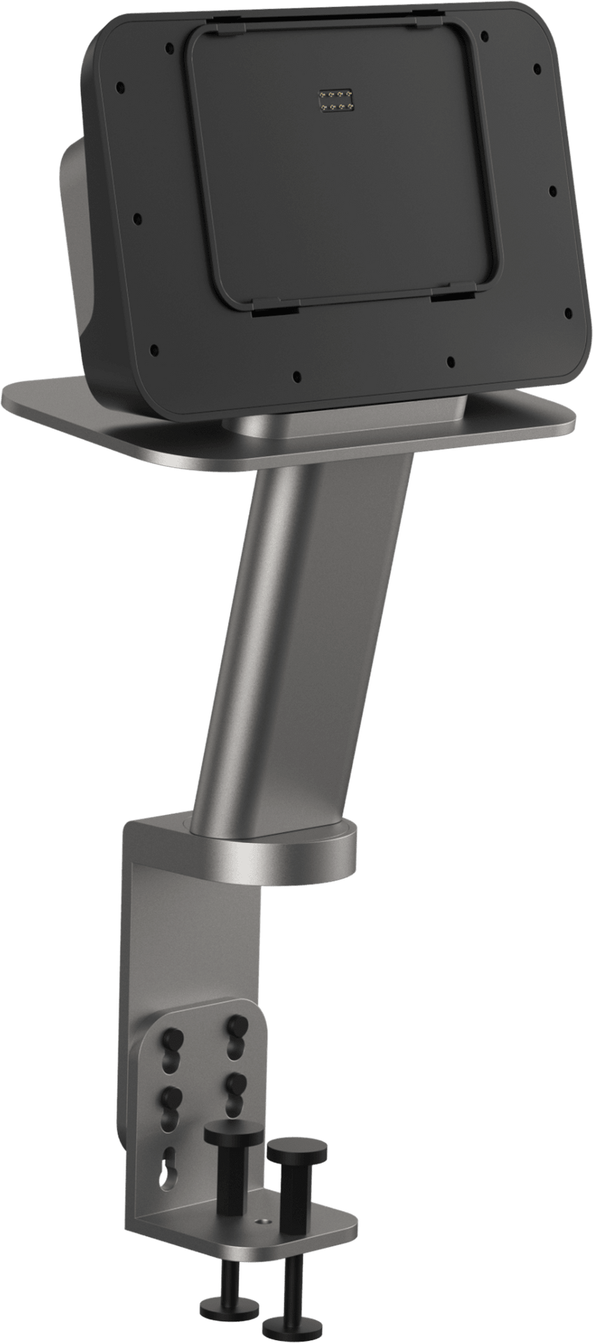 Soporte Fijo para Mesa / Tablet SUNMI CPad / Quick Lock / Doble Seguro / Giro 180° / Ocultamiento de Cables / Indicador Luminoso / Banco de Energía 160x81x28 mm