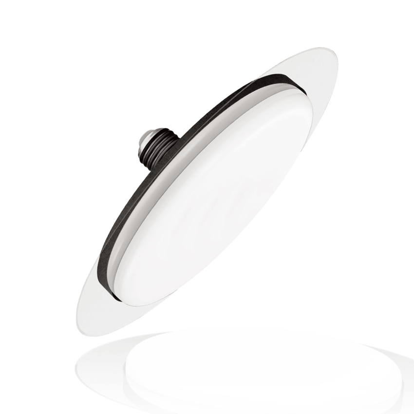 Foco LED Tipo Plafón de 38W 3300 Lúmenes / IP20 /Uso Interior / Base E27 / Temperatura de Color 6500 K / Angulo de Luz 140°
