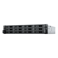 Servidor de Almacenamiento RackStation RS2423RP+ | 12 Bahías | 2U | Hasta 432 TB | Conectividad 10GbE | RAID Soportado | Fuentes de Alimentación Duales | Intercambio en Caliente | Compatibilidad con VMware y Hyper-V.