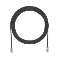 Cable de Parcheo UTP Cat6A, CM/LSZH, Diámetro Reducido (28AWG), Color Negro, 4 ft.