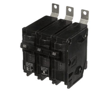 Interruptor automático atornillable tipo BL 3 polos, 50 amp.