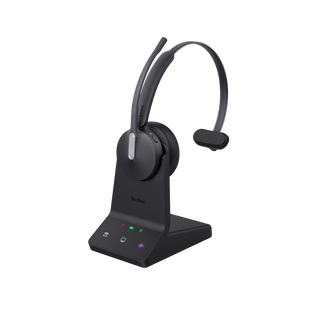 Diadema Inalambrica WH64 Mono UC de Yealink con Acoustic Shield 2.0 y Funcionamiento DECT-Bluetooth