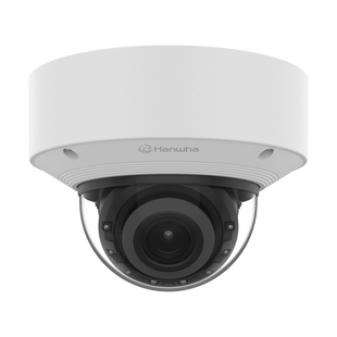 Cámara Domo 4K con IA, Antivandalica / Lente Motorizado de 4.4 a 9.3mm / P-Iris, WDR 120dB / Ranura SD / Conteo de personas y Vehiculos