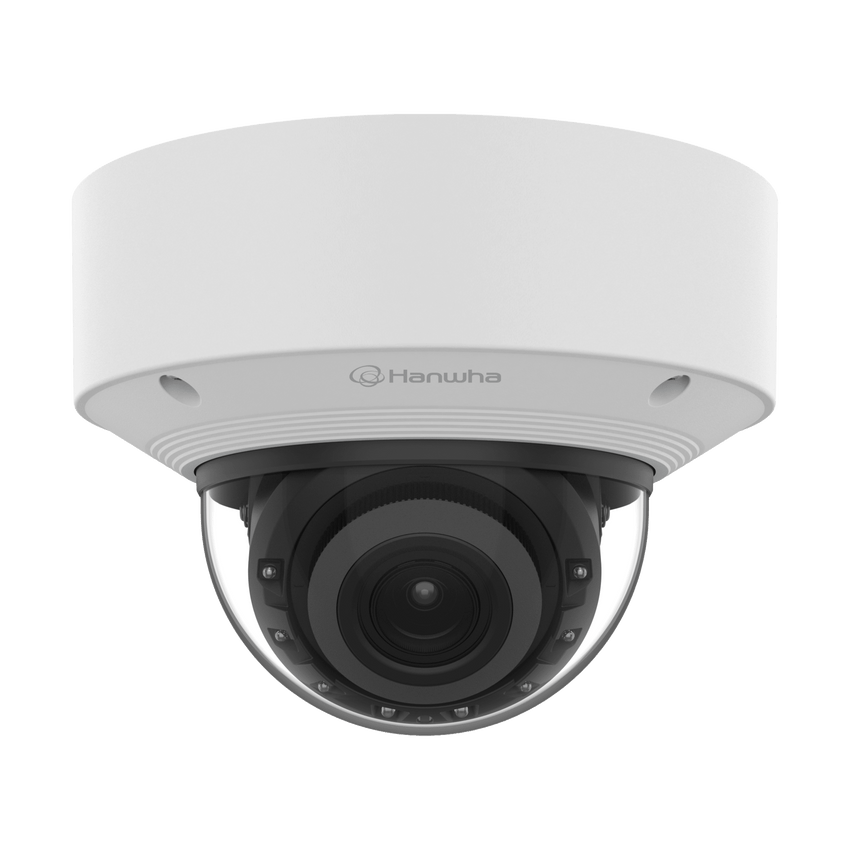 Cámara Domo 4K con IA, Antivandalica / Lente Motorizado de 4.4 a 9.3mm / P-Iris, WDR 120dB / Ranura SD / Conteo de personas y Vehiculos