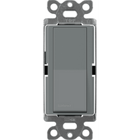Interruptor Claro, 3 Hilos, 15A, Color Gris