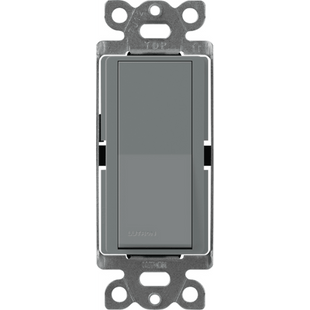 Interruptor Claro, 3 Hilos, 15A, Color Gris