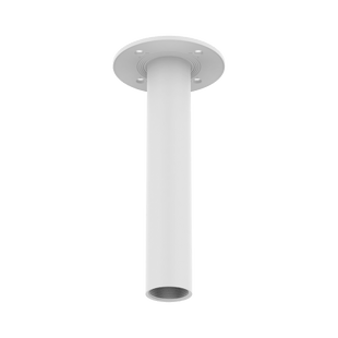 Soporte de Techo SBP-300CMI / Aluminio / Blanco / Peso 800g / Carga Máxima 10kg / Compatible con Modelos Hanwha Vision / Certificaciones EAC UL CE FCC