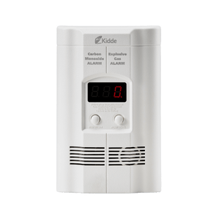 Detector Autónomo de Monóxido de Carbono (CO) y Gases Explosivos (Propano y Metano)  | Pantalla Digital | Conexión Directa a 120 Vca | Batería de Respaldo Incluida  | Paquete de 2 Pzas