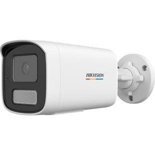 [ColorVu 3.0 + MD 3.0] Bala IP 2 Megapixel / Lente 4 mm / 50 mts IR + 50 mts Luz Blanca / Micrófono Integrado / ACUSENSE Lite / Exterior IP67 / dWDR / PoE / Micro SD