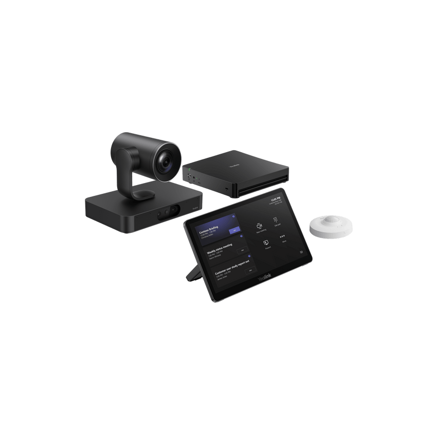 Sistema de Videoconferencia Yealink MVC-S80-C5U-000 para Microsoft Teams Rooms con Tecnología de IA Colaborativa y Cámaras Dual 4K