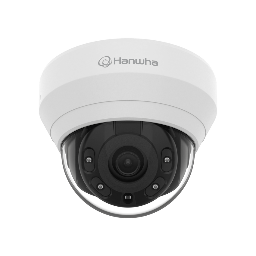 Cámara IP Tipo Domo Interior 4 Megapíxel / Lente 2.8mm / IR 20M / WDR 120db / H.265 & WiseStream / Micrófono Interconstruido