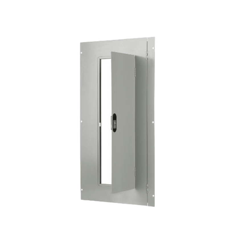 Puerta (frente) montaje sobreponer para tableros tipo P1, 18 circuitos.