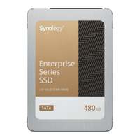 SSD SATA de 2,5" Serie Enterprise | 480 GB | Alto Rendimiento Estable | Resistencia Empresarial | Protección de Datos Integral | Análisis de Vida Útil | Compatibilidad con Synology DSM | Garantía de 5 Años