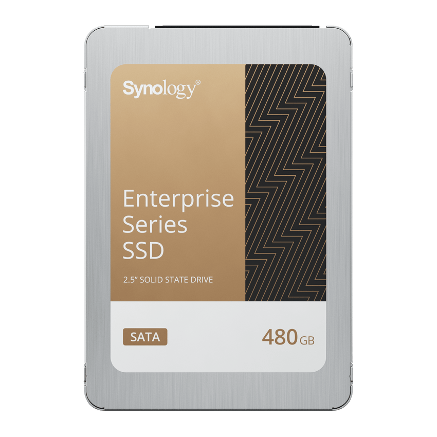 SSD SATA de 2,5" Serie Enterprise | 480 GB | Alto Rendimiento Estable | Resistencia Empresarial | Protección de Datos Integral | Análisis de Vida Útil | Compatibilidad con Synology DSM | Garantía de 5 Años