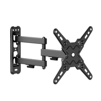 Soporte de Pared Articulado para Pantallas o Monitores | Compatibilidad VESA 75x75 - 200x200 / Hasta 43 Pulgadas | Capacidad Máxima de Carga 20 kg | Fabricado en Acero