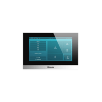 Monitor Color Negro Linux / Pantalla Touch de 7 Pulgadas / SIP / POE / WIFI / Compatible con Frentes de Calle Akuvox