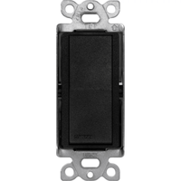 Tomacorriente, receptaculo convencional 120V, 15A, color negro.